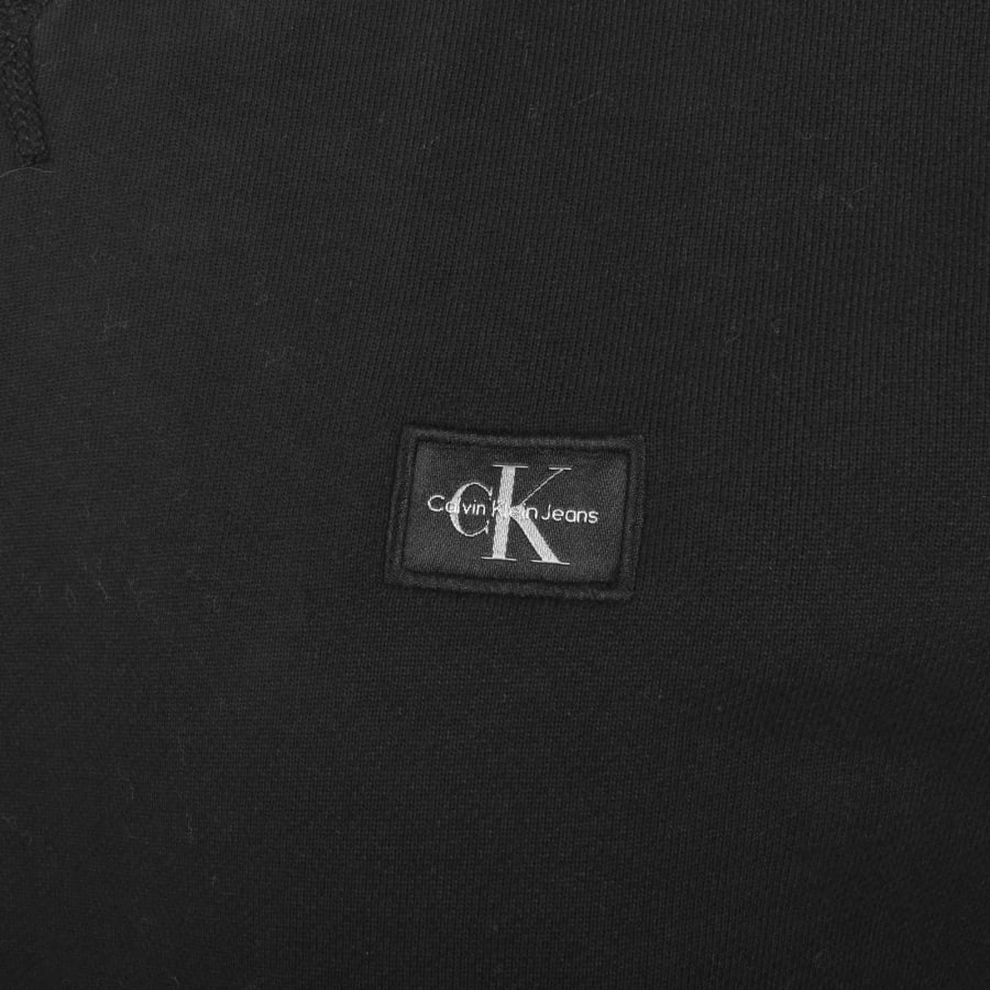 Calvin Klein Jeans Woven Label Sweatshirt Black